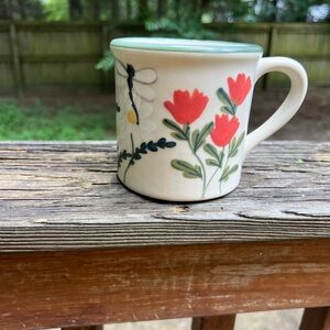 Ohio Stoneware Hartstone Floral Ceramic Mug